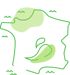 Illustration map of France