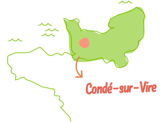 Carte Condé-sur-Vire