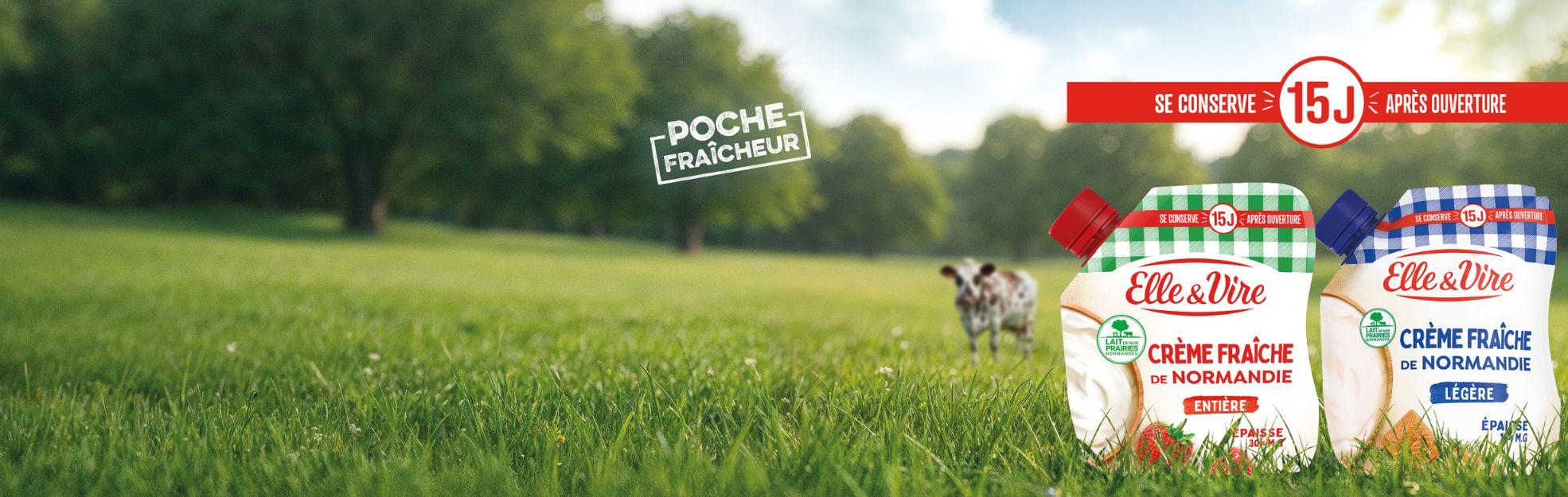 La crème fraiche elle & vire