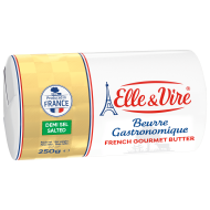 Elle & Vire gourmet butter 80% fat salted