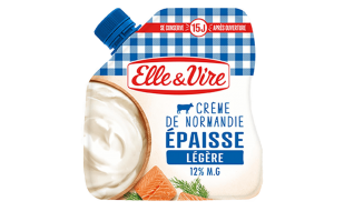 La Crème légère épaisse en poche de Normandie