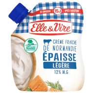 La Crème légère épaisse en poche de Normandie