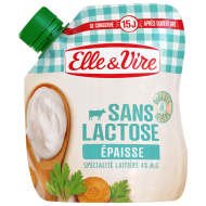 L'épaisse 4% Sans lactose en poche de Normandie