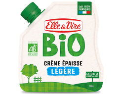 La Crème légère Bio épaisse en poche