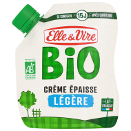 La Crème légère Bio épaisse en poche