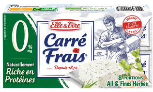 Carré Frais 0% Ail & Fines Herbes