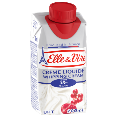 Whipping Cream The Cream Elle Amp Vire - Heavy whipping cream nutrition label
