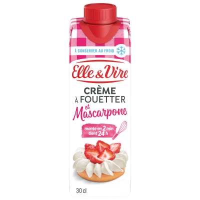 La Crme  fouetter et Mascarpone - La crme - Elle & Vire