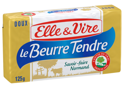 Le Beurre Tendre Barquette doux - Le beurre - Elle & Vire