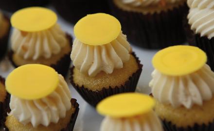 Lemon / nougat cupcakes