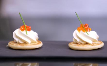 Blinis de saumon, Sublime au raifort