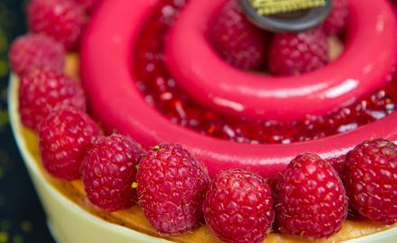 Raspberry cheese cake