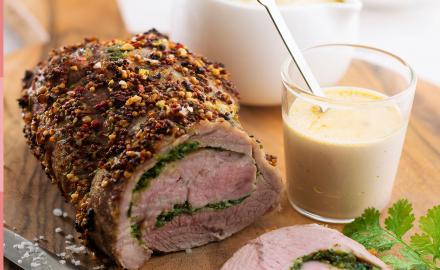 Rôti d’agneau aux herbes