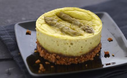 Cheesecake aux asperges