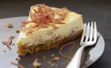 Cheesecake au jambon fumé