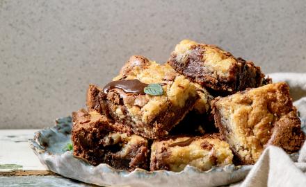 Brookie gourmand aux noix