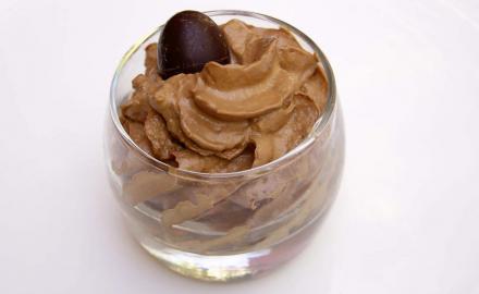 Chocolate milk mousse