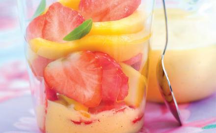 Marinade de mangue à la fraise