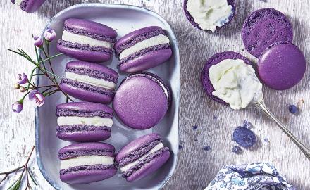 Macarons Carré Frais à la violette