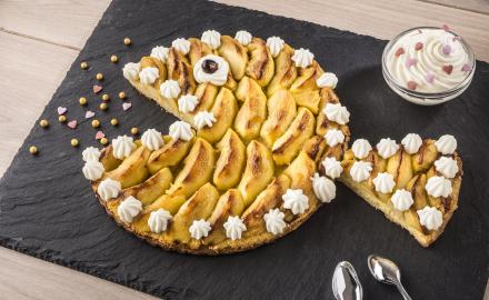 Tarte aux pommes comme un poisson