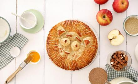 Galette des rois Lion aux pommes