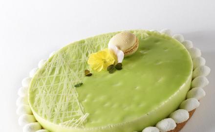 Lemon, Lime, White Chocolate and Kaffir Lime tart