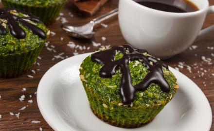 Moelleux thé vert cœur coulant chocolat