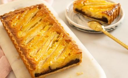 Tarte Bourdaloue au chocolat