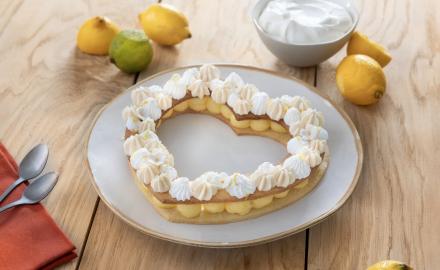 Tarte cœur aux agrumes