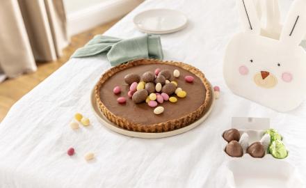 Tarte mousse au chocolat