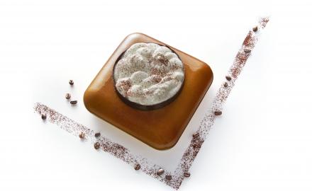 Entremet al cappuccino