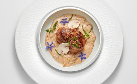 Grenadin de veau à la crème