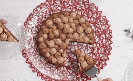 Gâteau au chocolat, Ganache montée 2 chocolats