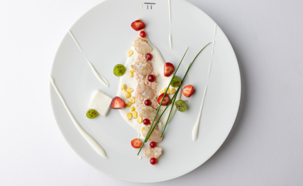 Langoustines met room