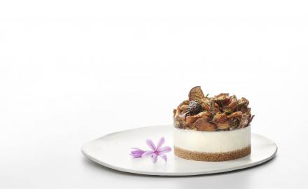 Cheesecake ai funghi