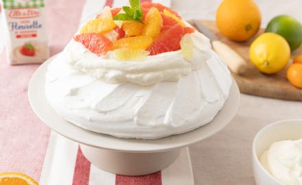 Pavlova aux agrumes