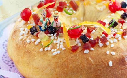 Brioche des rois aux fruits confits