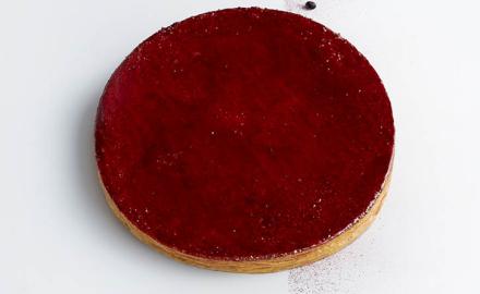 Galette aux grains de cassis poêlés