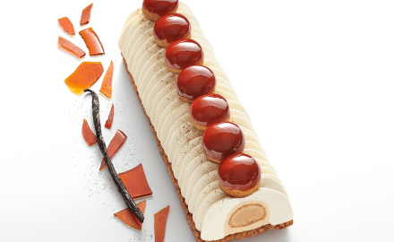 Saint-Honoré Log Cake