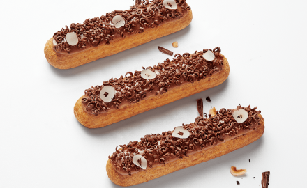 Coffee Gianduja Eclair