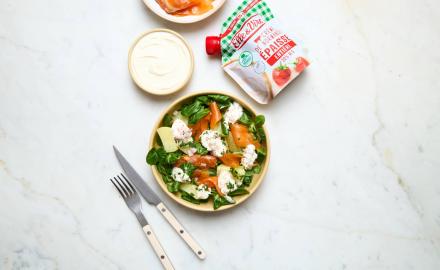 SALADE DE POMMES DE TERRE AU SAUMON
