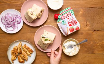 WRAP AU POULET TEX MEX AVOCAT ET CHEVRE FRAIS