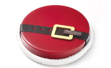 Entremets Noël (Chocolat framboise tonka)