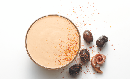 Black olive and anchovy sauce