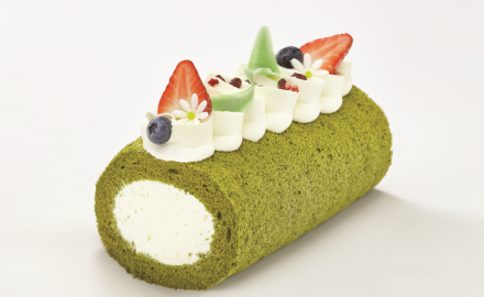 Cake roll al tè matcha