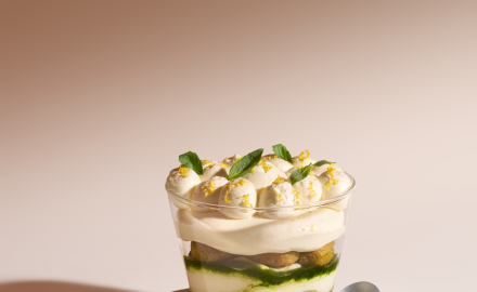 Tiramisù basil and lemon