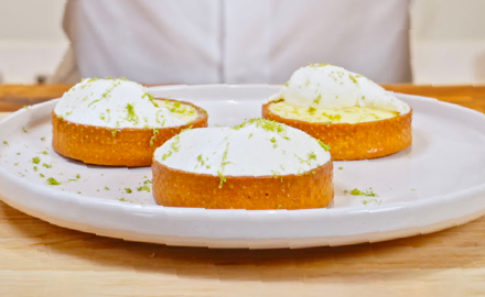Tarte citron et chantilly infusée