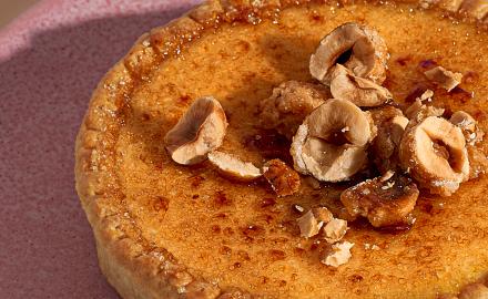 Tartelletta pralinata alla crème brûlée