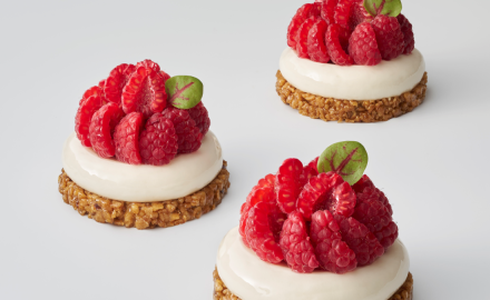 Dolcetti al grano saraceno e lamponi