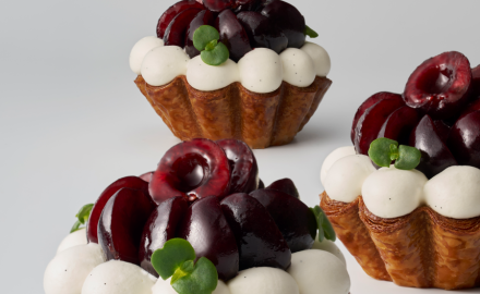 Tartelletta clafoutis alle ciliegie